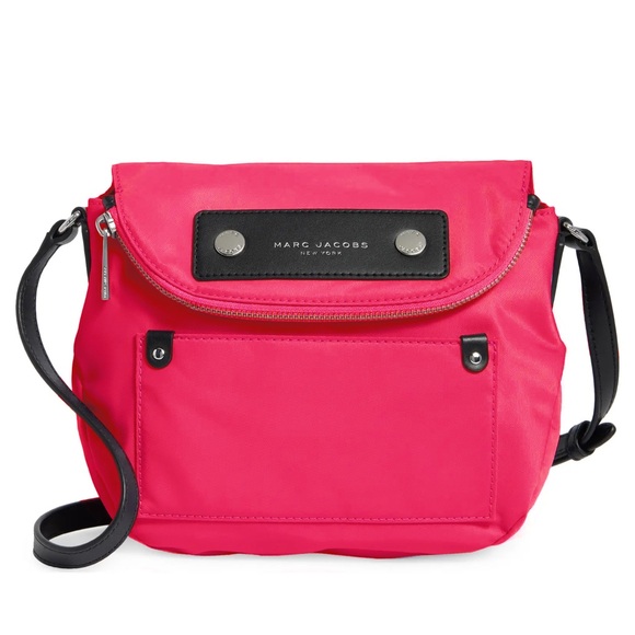 Marc Jacobs Handbags - Marc Jacobs Preppy Nylon Mini Natasha Crossbody Bag – Hot Pink